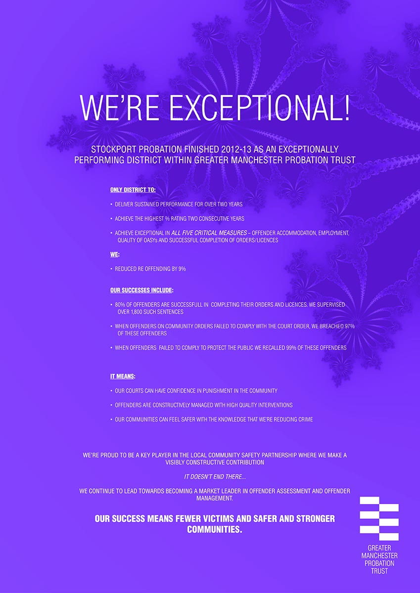 Poster Design by IanElmore for Stockport Probation Office | Design #1832814