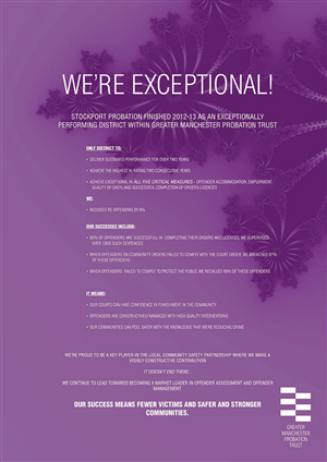 Poster Design by IanElmore for Stockport Probation Office | Design #1832814