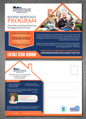 Flyer Design by debdesign for Mayfair Mortgage Advisors | Design: #7254545