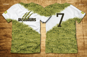 Team Jersey for Ultimate Frisbee (Dinosaurs) | Diseño de Camiseta por CoffeeBreak88