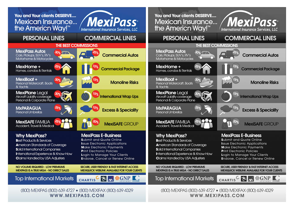 Diseño de Impresos por ATK  para MexiPass | Diseño #1840723