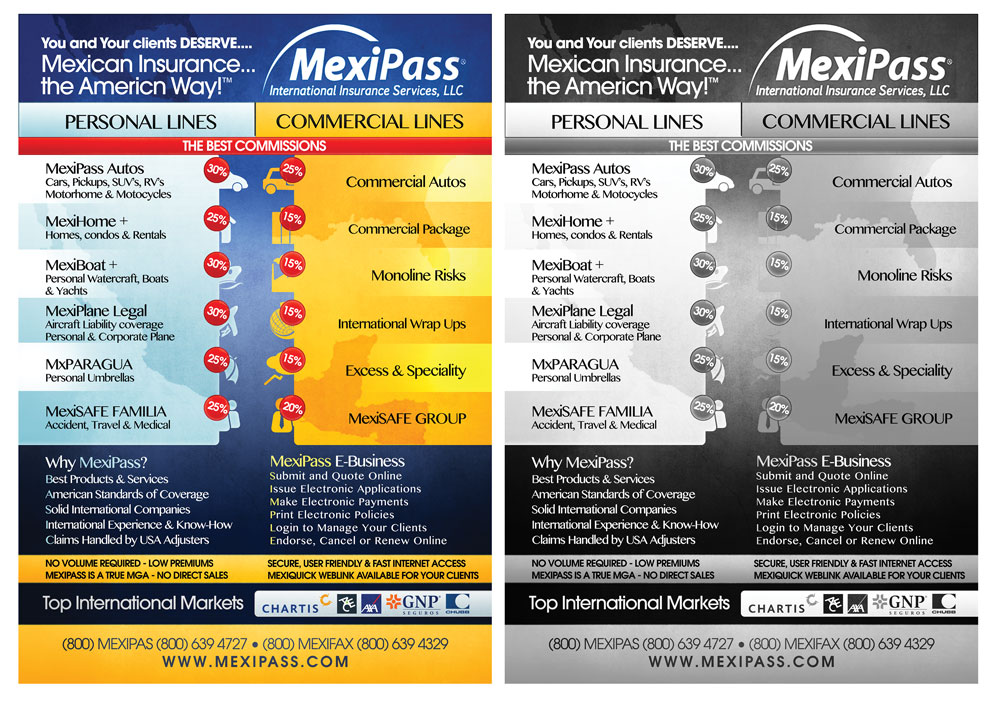 Diseño de Impresos por ATK  para MexiPass | Diseño #1840821