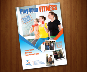 Flyer Design by Rohan Alexander for Play4fun Fitness | Design: #7237617