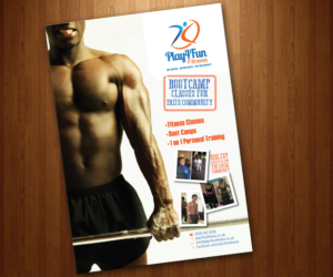 Flyer Design by Rohan Alexander for Play4fun Fitness | Design: #7237630