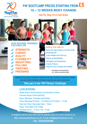 Flyer Design by leuchi for Play4fun Fitness | Design #7247189