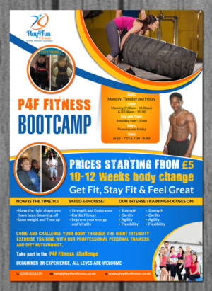 Flyer Design by creative.bugs for Play4fun Fitness | Design: #7239307