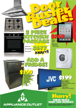Appliance Retail store requires an 8 page Advertising Flyer designed