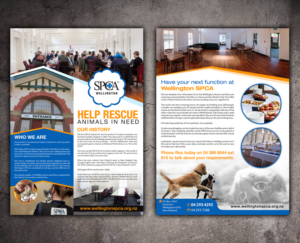 Flyer-Design von sensanjay945 für Wellington SPCA | Design #7238545