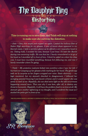 The Dauphnir Rings: Distortion Paranormal Romance Cover Contest	              | Book Cover Design by Andres Cortes
