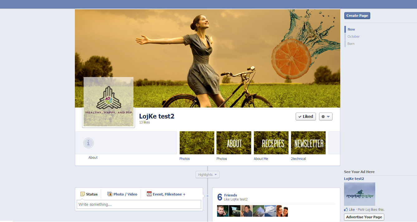 Facebook Design by lojke for this project | Design #1881619