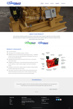 Web Design by pb for this project | Design #7245890