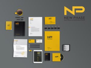 New Phase Electrical & Communications | Logo Design by peter