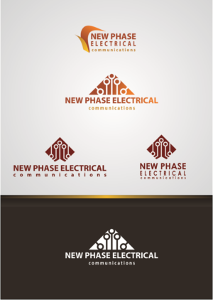 Logo Design by marinari79 for New Phase Electrical & Communications | Design: #7273902