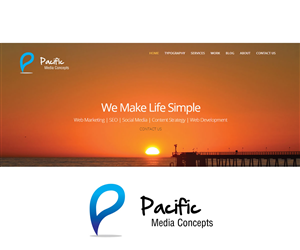Logo-Design von Matt Hall für Pacific Media Concepts | Design #1834419