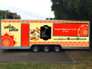 Middle Eastern themed  Food Truck, Major events Food Caravan | Diseño Gráfico por ordelya.nicole