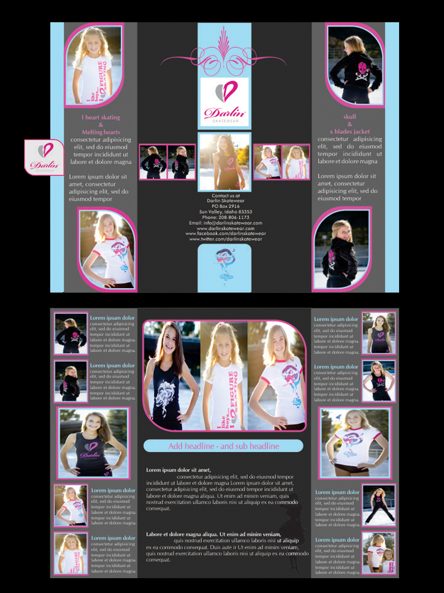 Broschüren-Design von Timely Art & Design für Darlin Skatewear | Design #1920632
