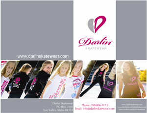 Brochure Design by Timely Art & Design for Darlin Skatewear | Design: #1921022