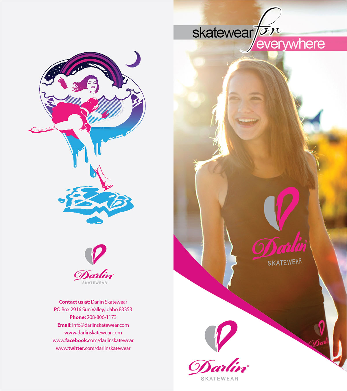 Brochure Design by xainali for Darlin Skatewear | Design #1888109