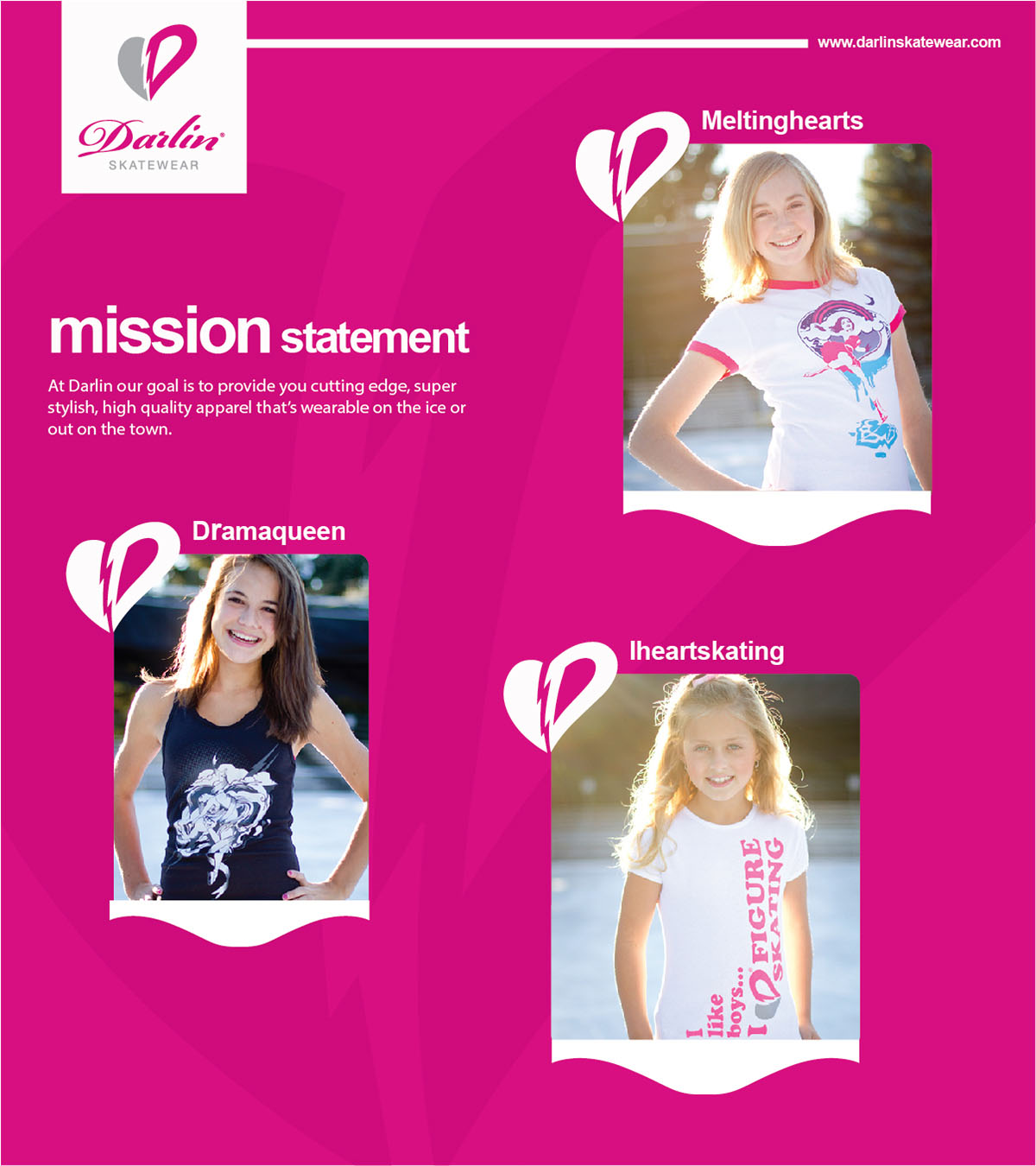 Brochure Design by xainali for Darlin Skatewear | Design #1888112