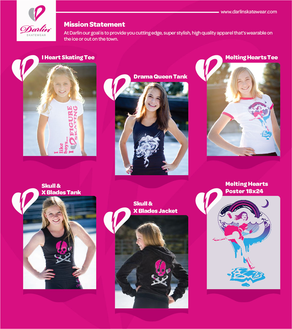 Brochure Design by xainali for Darlin Skatewear | Design #1896361