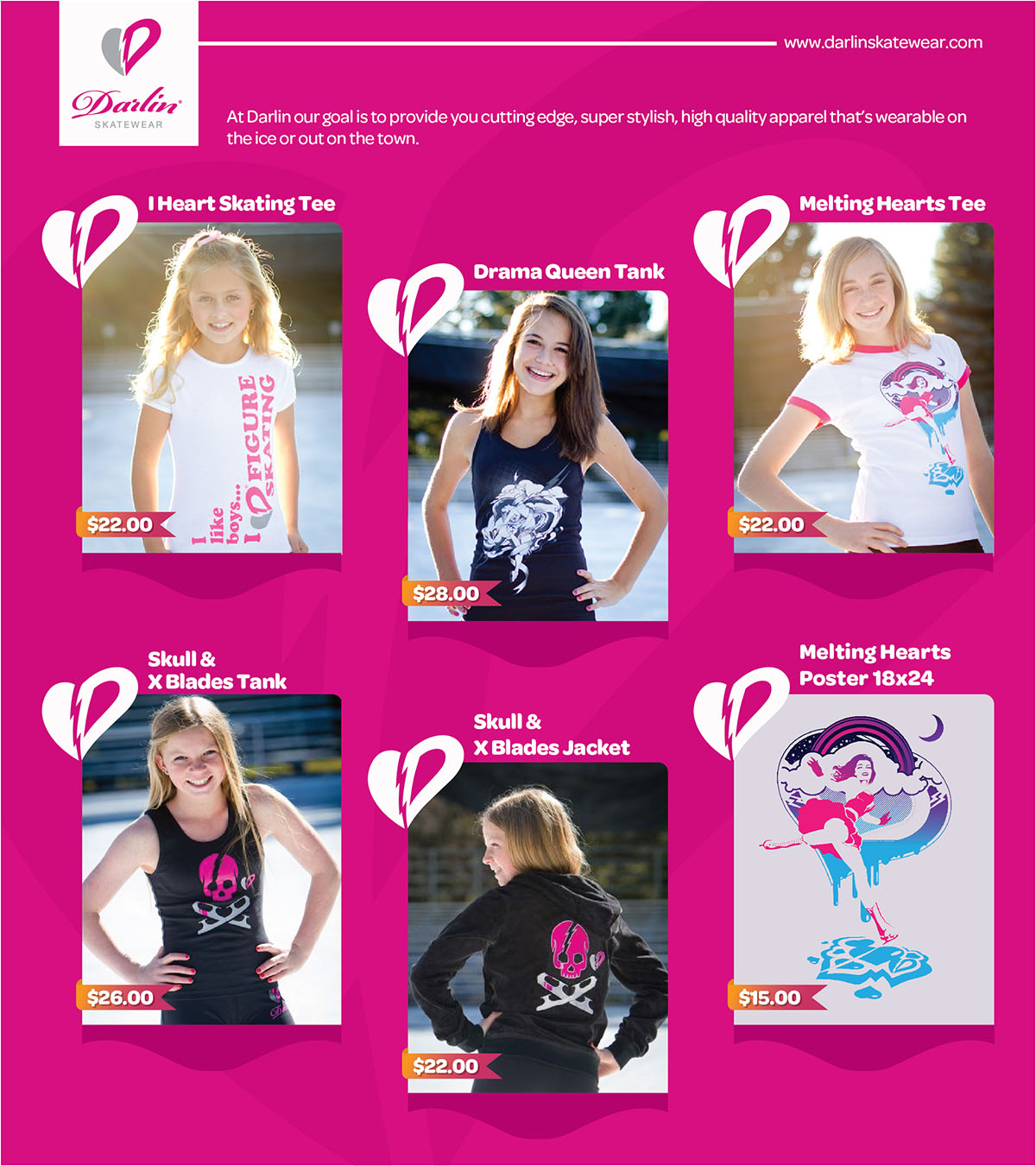 Brochure Design by xainali for Darlin Skatewear | Design #1951081