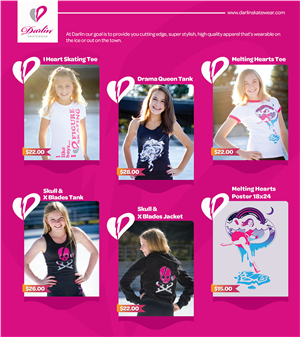 Design de Brochure par xainali pour Darlin Skatewear | Design : #1951081