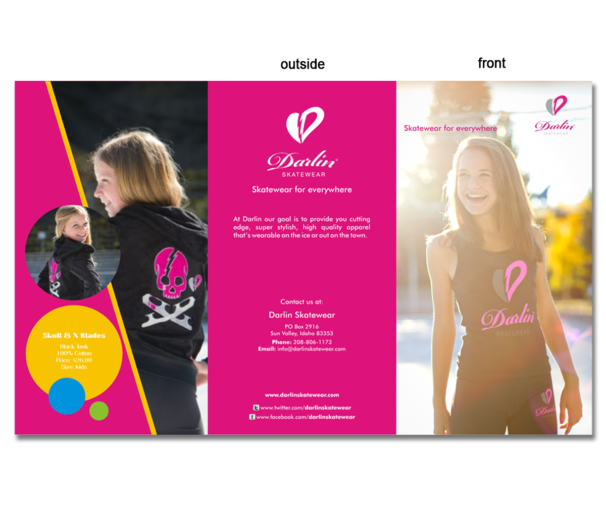 Diseño de Brochure por Simita Roy para Darlin Skatewear | Diseño #1908787