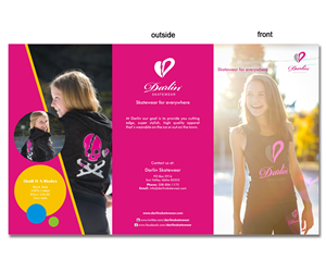 Broschüren-Design von Simita Roy für Darlin Skatewear | Design #1908787