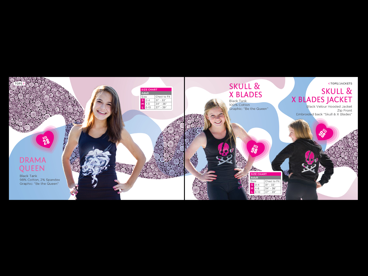 Brochure Design by chawije for Darlin Skatewear | Design #1916254