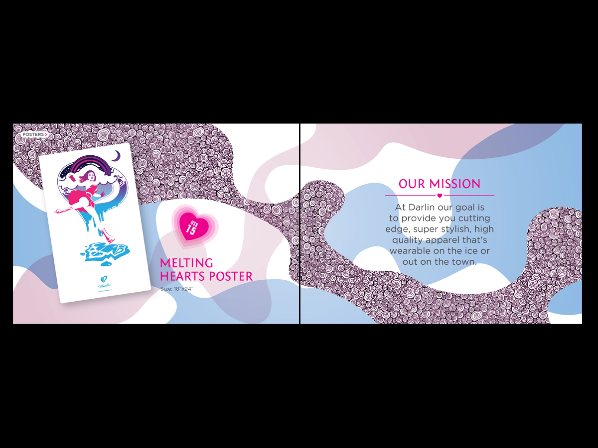 Brochure Design by chawije for Darlin Skatewear | Design #1916255