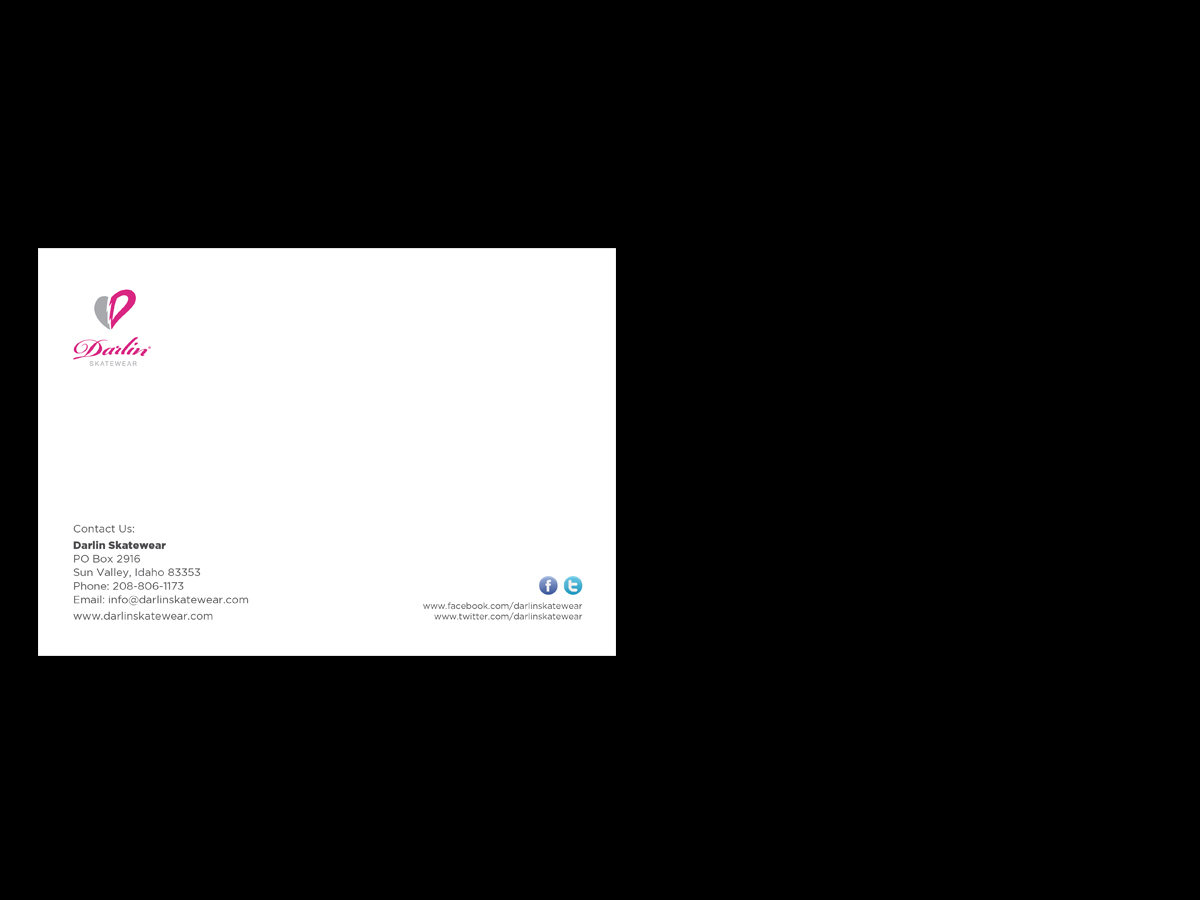 Brochure Design by chawije for Darlin Skatewear | Design #1916257