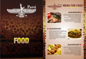Menu Design by yadavsushil for Parsi | Design #7284752