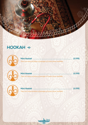 Menu Design by archido for Parsi | Design: #7288282