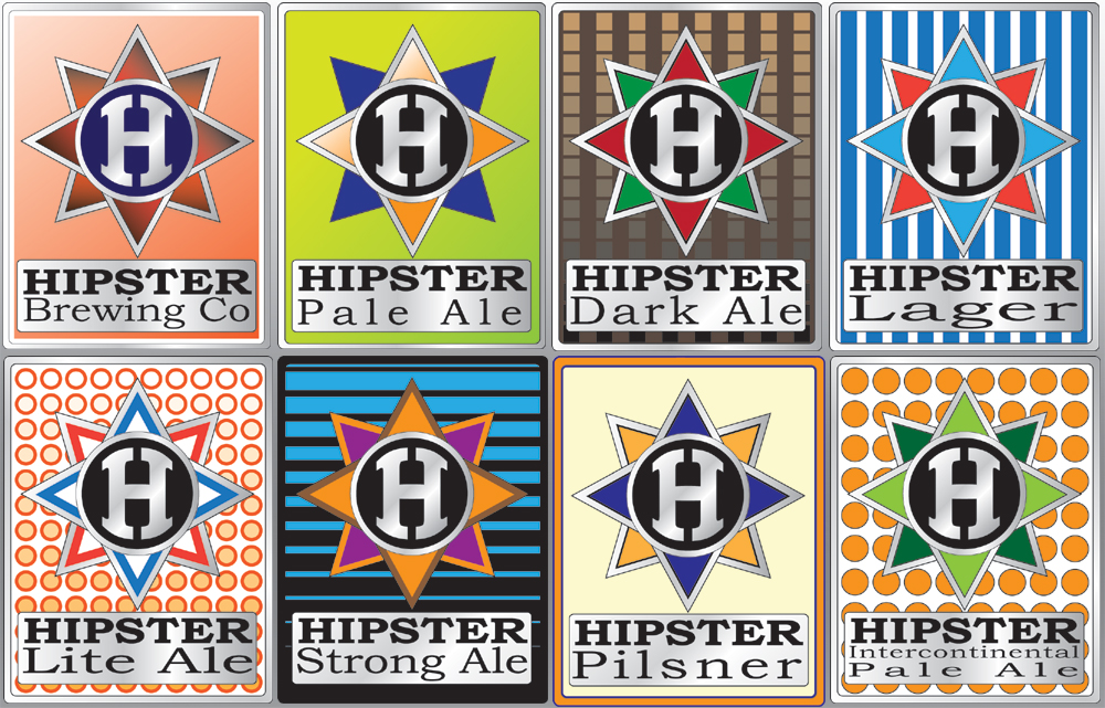 Logo Design by Lawrence Clifford for Hipster Brewing Company Ltd | Design #11835