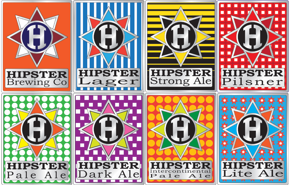 Logo Design by Lawrence Clifford for Hipster Brewing Company Ltd | Design #11843