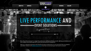Diseño Web por stn50431 para Evan Powis Music Services | Diseño: #1869016
