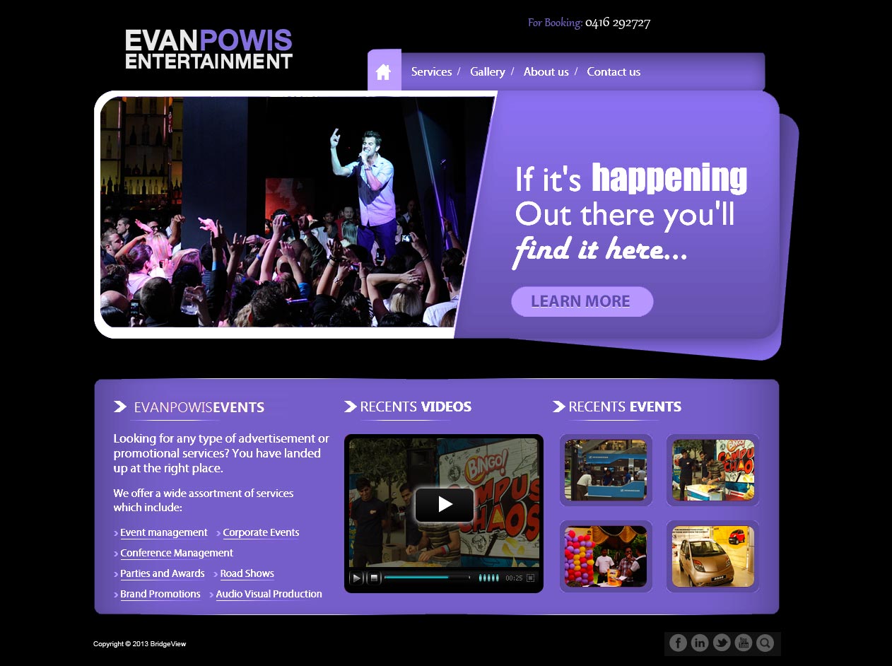 Web-Design von krish für Evan Powis Music Services | Design #1870719