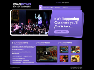 Diseño Web por krish para Evan Powis Music Services | Diseño: #1870719