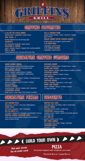 Menu Design by rdesign12 for this project | Design: #7261740
