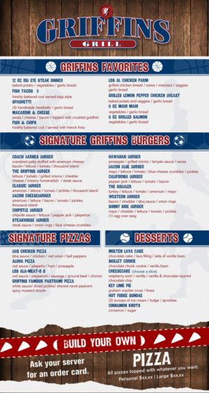 Menu Design by rdesign12 for this project | Design: #7261823