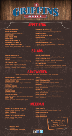 Menu Design by MeeRulz for this project | Design: #7258191
