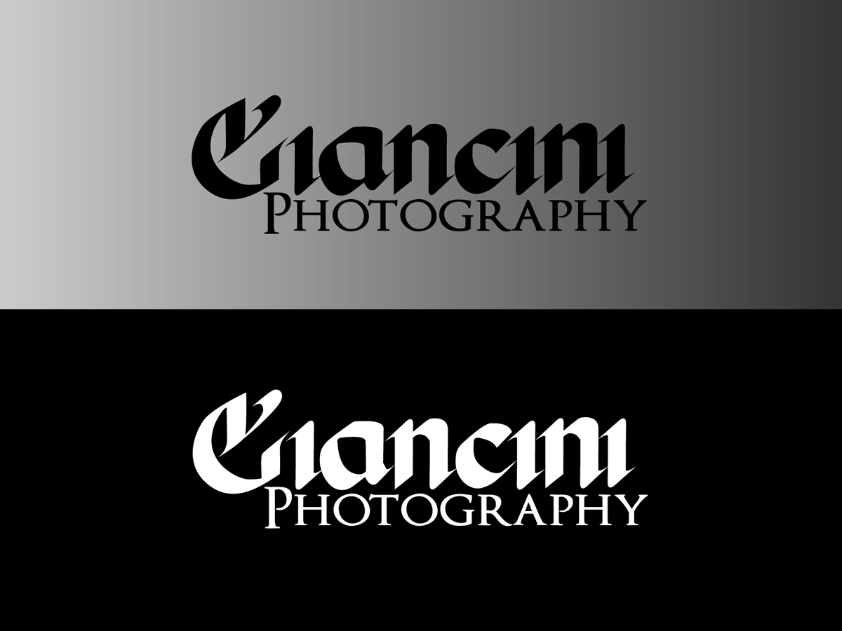Diseño de Logo por Dark Design Graphics para Giancini Photography | Diseño #381151