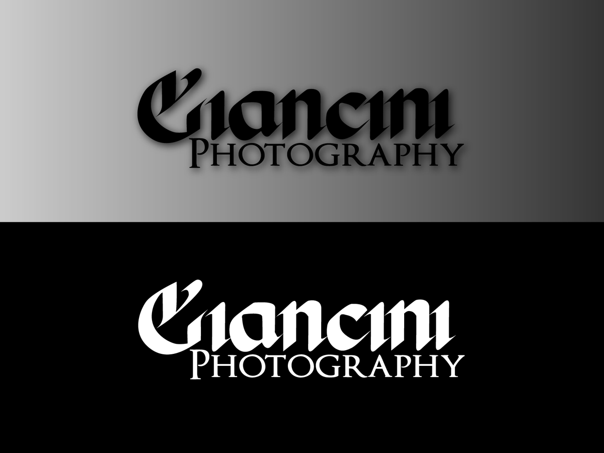 Logo Design by Dark Design Graphics for Giancini Photography | Design #381383