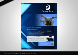 Flyer for an Aerial Photography Company that works with Drones | Diseño de Flyer por disign