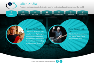 Web Design by RupalTechno for Alien Audio, LLC | Design: #7312188