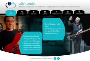 Web Design by RupalTechno for Alien Audio, LLC | Design: #7312327