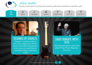 Diseño Web por RupalTechno para Alien Audio, LLC | Diseño #7312943