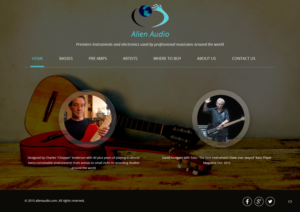 Web Design by pb for Alien Audio, LLC | Design: #7244225