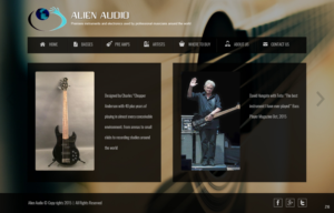 Web Design by pb for Alien Audio, LLC | Design: #7256254