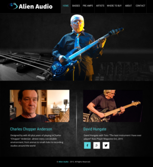 Web Design by rightway for Alien Audio, LLC | Design: #7243683